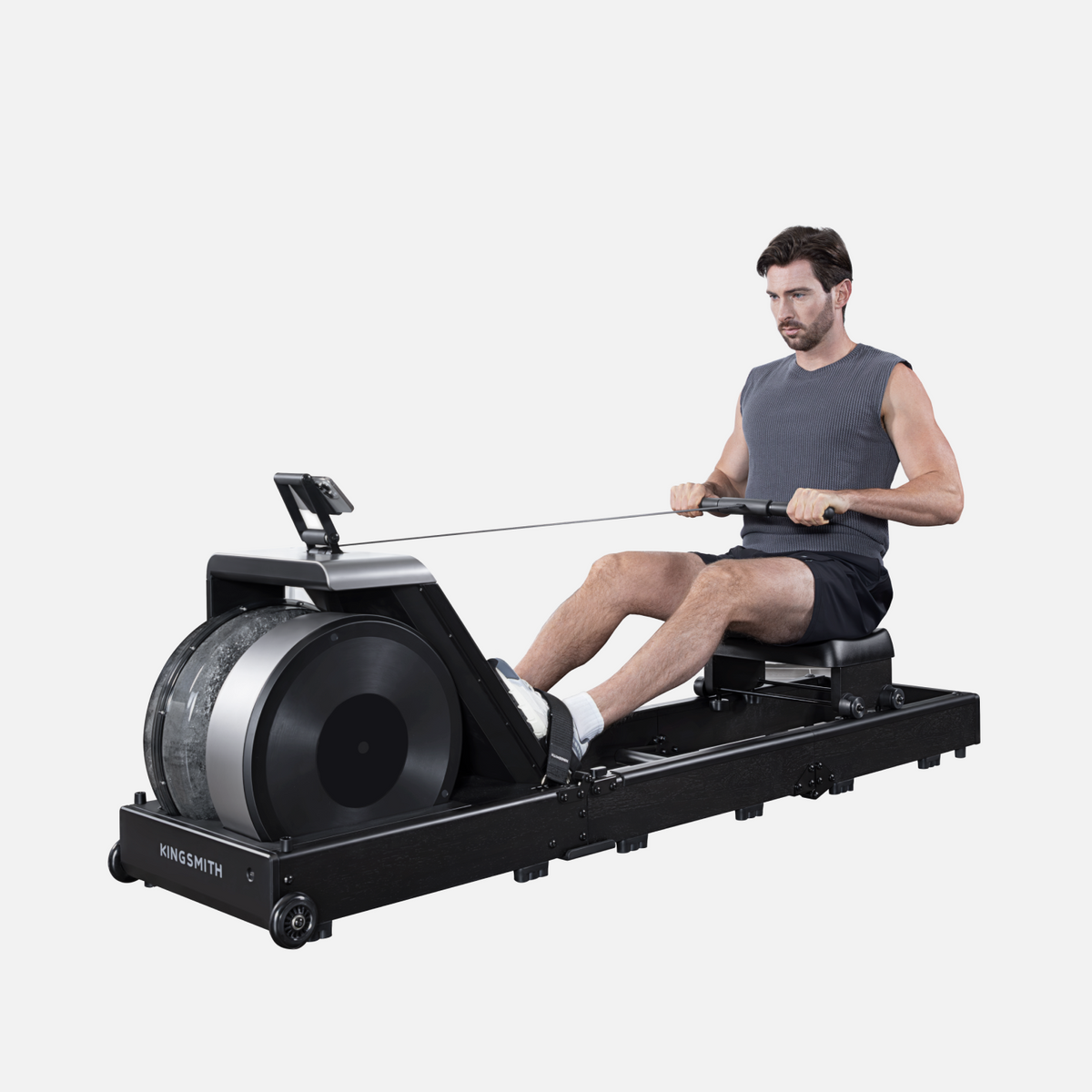 Kingsmith Water Resistance Rowing Machine WM20 (Black) เครื่องกรรเชียงบก