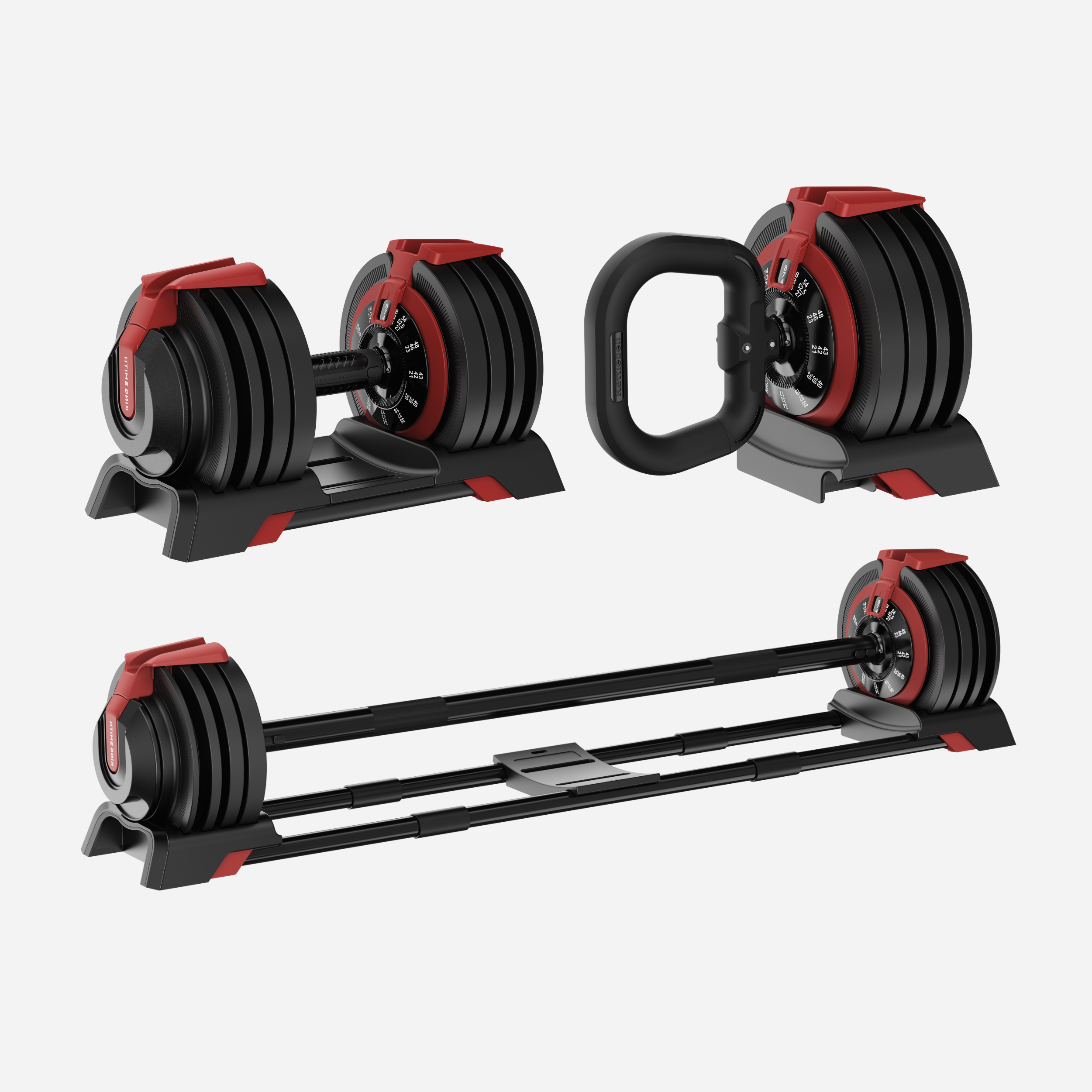 Kingsmith 3 in one Adjustable Dumbbell FWAD243 24KG