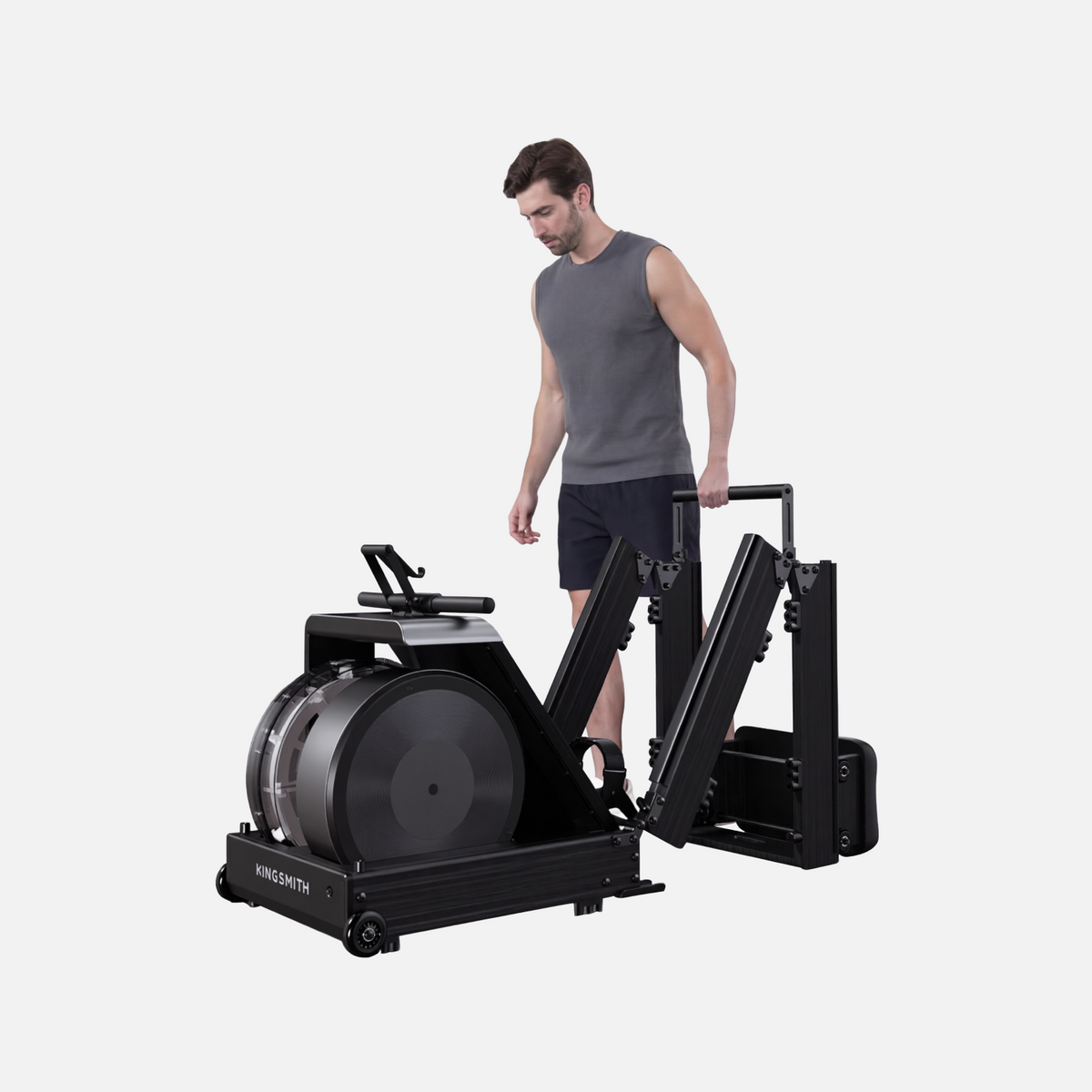Kingsmith Water Resistance Rowing Machine WM20 (Black) เครื่องกรรเชียงบก