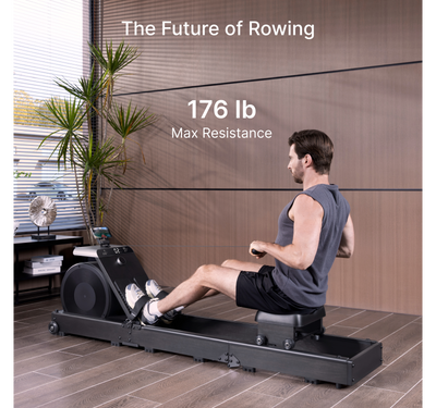 Kingsmith Water Resistance Rowing Machine WM20 (Black) เครื่องกรรเชียงบก